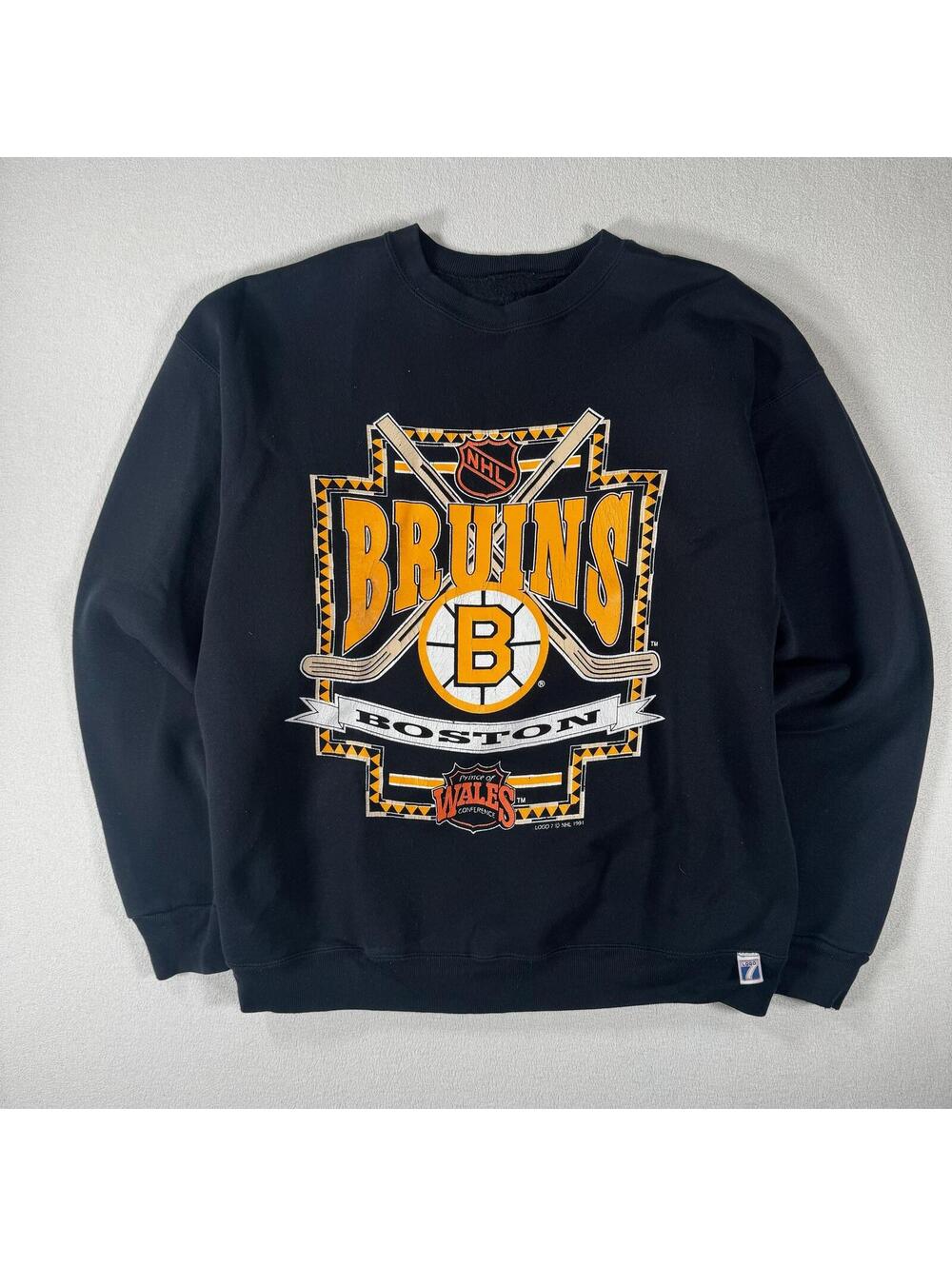 Vintage 90s Boston Bruins NHL Prince of Wales Conference
